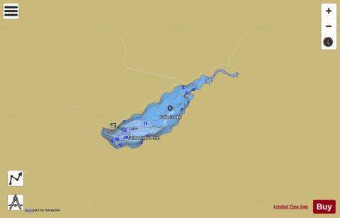 Failor Lake,  Grays Harbor County depth contour Map - i-Boating App