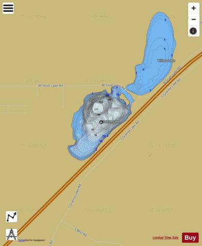 Granite Lake,  Spokane County depth contour Map - i-Boating App