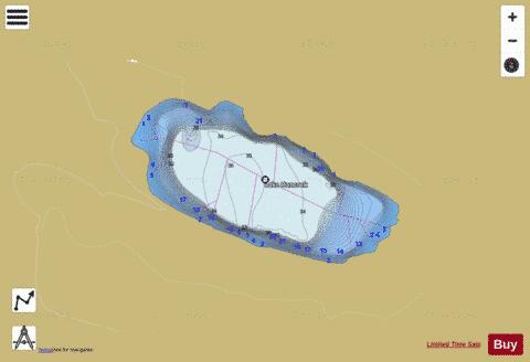 Lake Hancock depth contour Map - i-Boating App