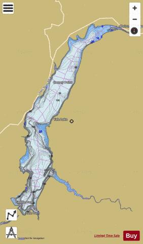 Lake Yale depth contour Map - i-Boating App