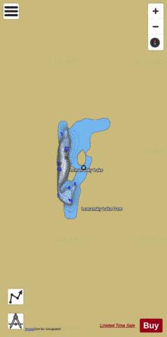 Lemanasky Lake,  Okanogan County depth contour Map - i-Boating App