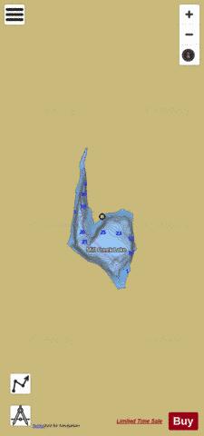Mill Creek Lake,  Walla Walla County depth contour Map - i-Boating App