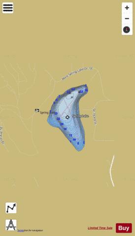 Otter Spring Lake,  King County depth contour Map - i-Boating App