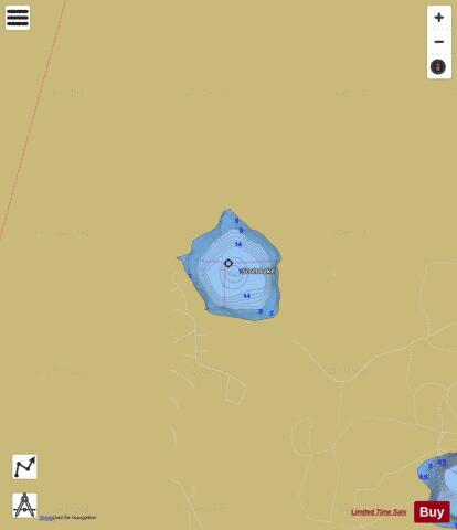 Scott Lake,  Thurston County depth contour Map - i-Boating App