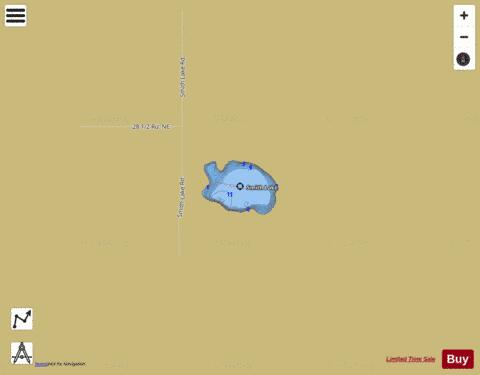 Smith Lake,  Douglas County depth contour Map - i-Boating App