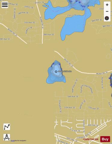 Southwick Lake,  Thurston County depth contour Map - i-Boating App