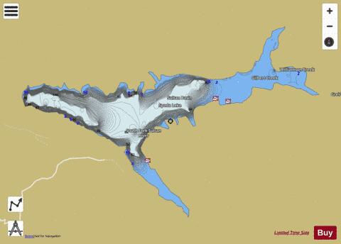 Spada Lake depth contour Map - i-Boating App