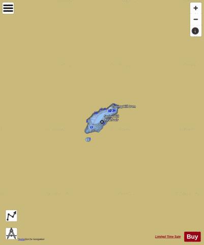 Spring Hill Black Lake,  Chelan County depth contour Map - i-Boating App