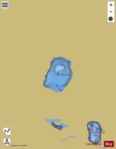 Bailey Lake depth contour Map - i-Boating App