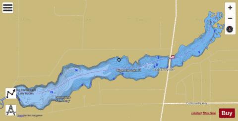 Big Roche A Cri depth contour Map - i-Boating App