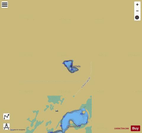 Burd Lake depth contour Map - i-Boating App