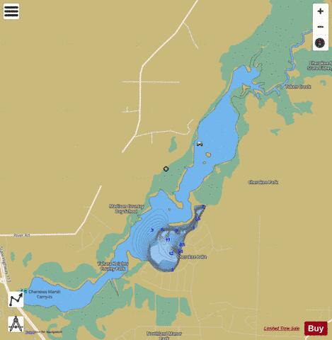 Cherokee Lake depth contour Map - i-Boating App
