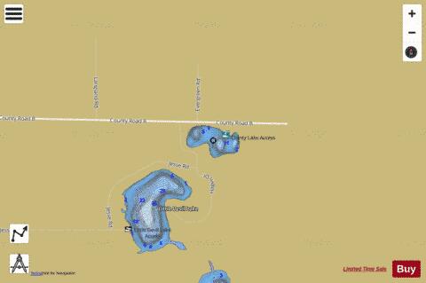 Chinty Lake depth contour Map - i-Boating App
