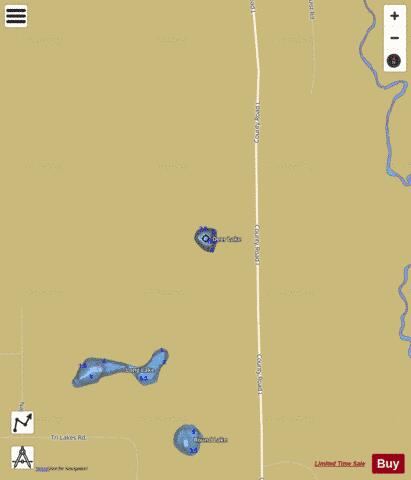 Deer Lake C depth contour Map - i-Boating App