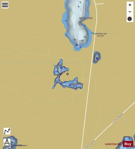 Little Rock Lake depth contour Map - i-Boating App