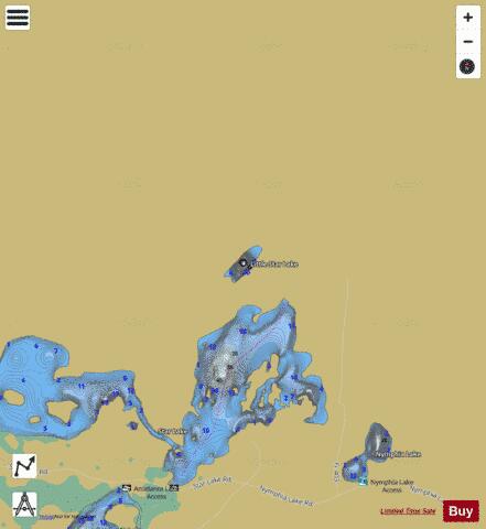 Little Star Lake A depth contour Map - i-Boating App