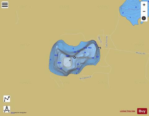 Lone Stone Lake depth contour Map - i-Boating App
