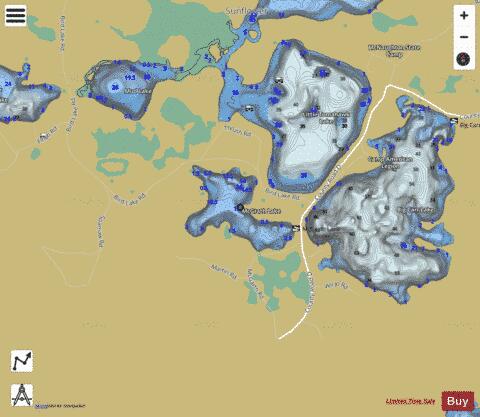 Mcgrath Lake depth contour Map - i-Boating App