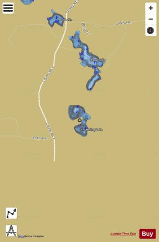 Planning Lake depth contour Map - i-Boating App
