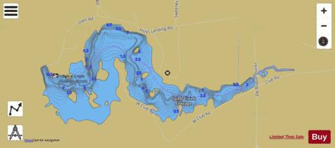 Sailor Creek Flowage depth contour Map - i-Boating App