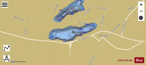 Venus Lake depth contour Map - i-Boating App