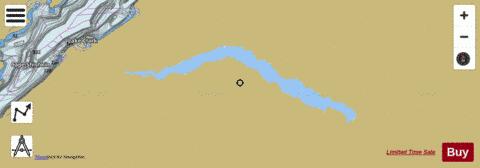Kontrashibuna Lake depth contour Map - i-Boating App