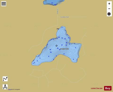 Douglas Lake depth contour Map - i-Boating App