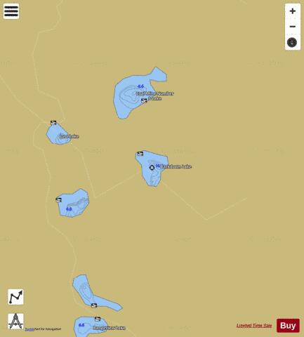 Backdown depth contour Map - i-Boating App
