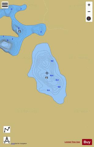 BearDTA depth contour Map - i-Boating App