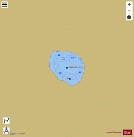 BluffCabin depth contour Map - i-Boating App