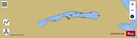 Copper depth contour Map - i-Boating App