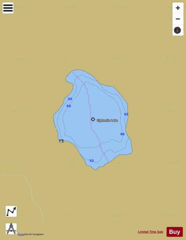 EightMile depth contour Map - i-Boating App