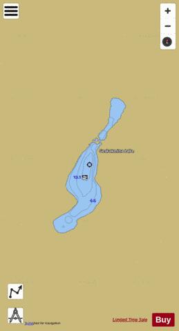 Geskakmina depth contour Map - i-Boating App