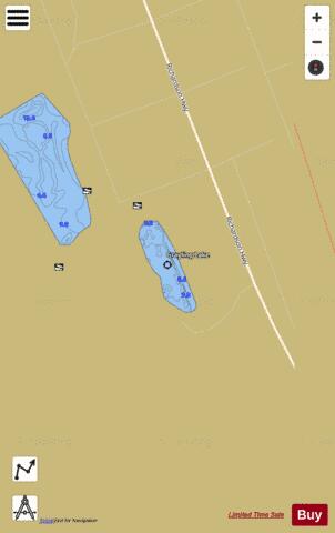 Grayling depth contour Map - i-Boating App