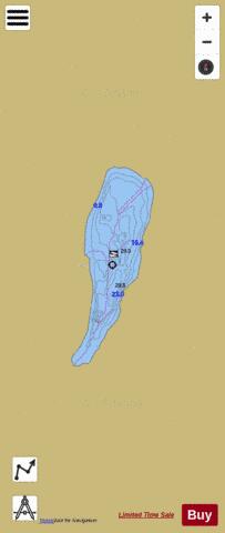 Itkillik depth contour Map - i-Boating App