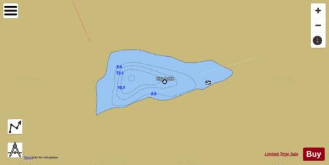 Lisa depth contour Map - i-Boating App