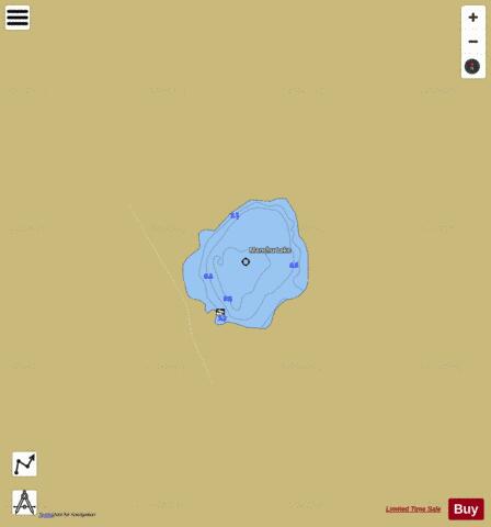 Manchu depth contour Map - i-Boating App