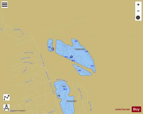 Polaris depth contour Map - i-Boating App