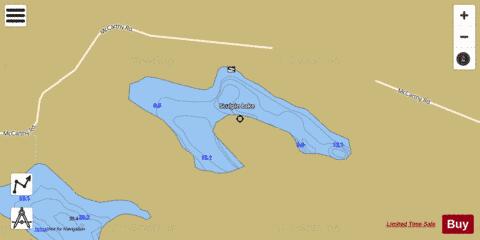 Sculpin depth contour Map - i-Boating App