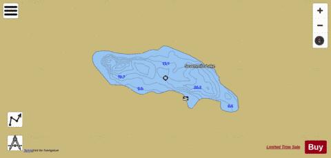 SevenMile depth contour Map - i-Boating App