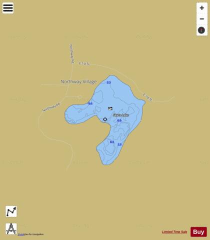 Skate depth contour Map - i-Boating App