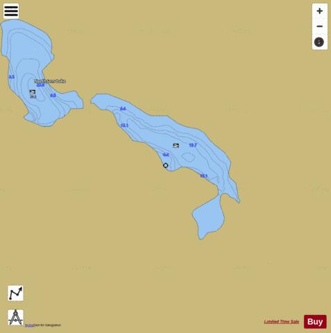 SouthJans depth contour Map - i-Boating App