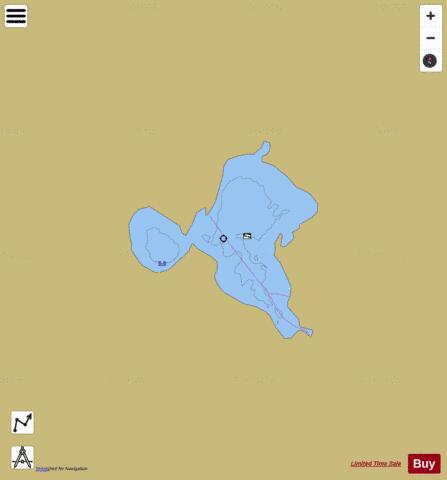 Totek depth contour Map - i-Boating App