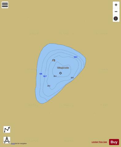 Triangle depth contour Map - i-Boating App
