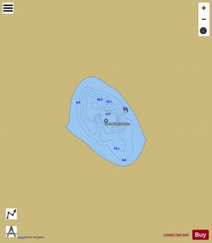 WestIksgiza depth contour Map - i-Boating App