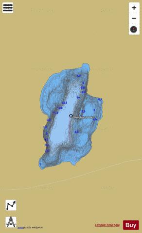 Chitbuna Lake depth contour Map - i-Boating App