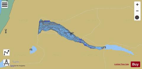Lower Six Mile Lake depth contour Map - i-Boating App