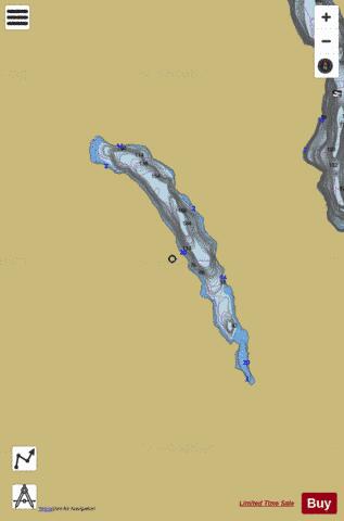 Nagugun depth contour Map - i-Boating App