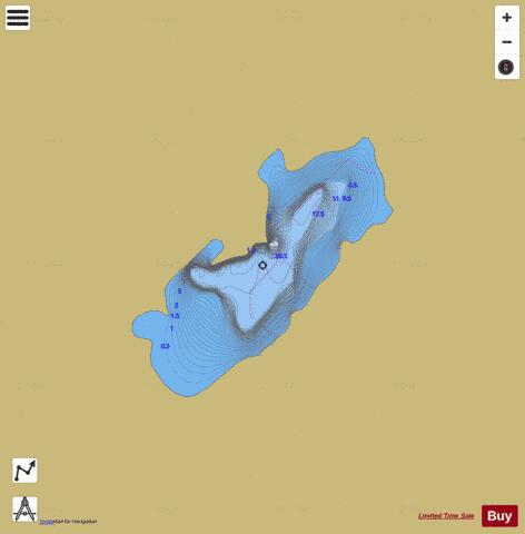 Nichols depth contour Map - i-Boating App