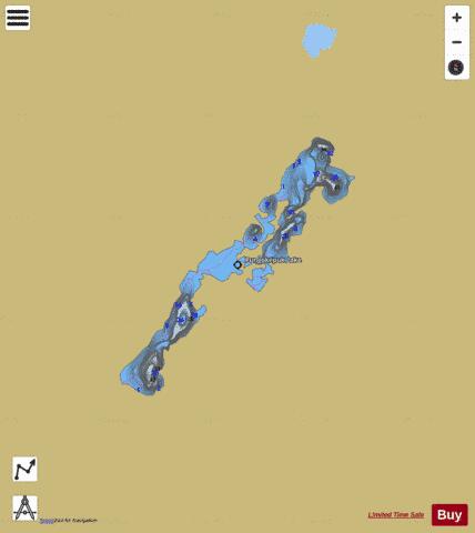 Pungokepuk depth contour Map - i-Boating App